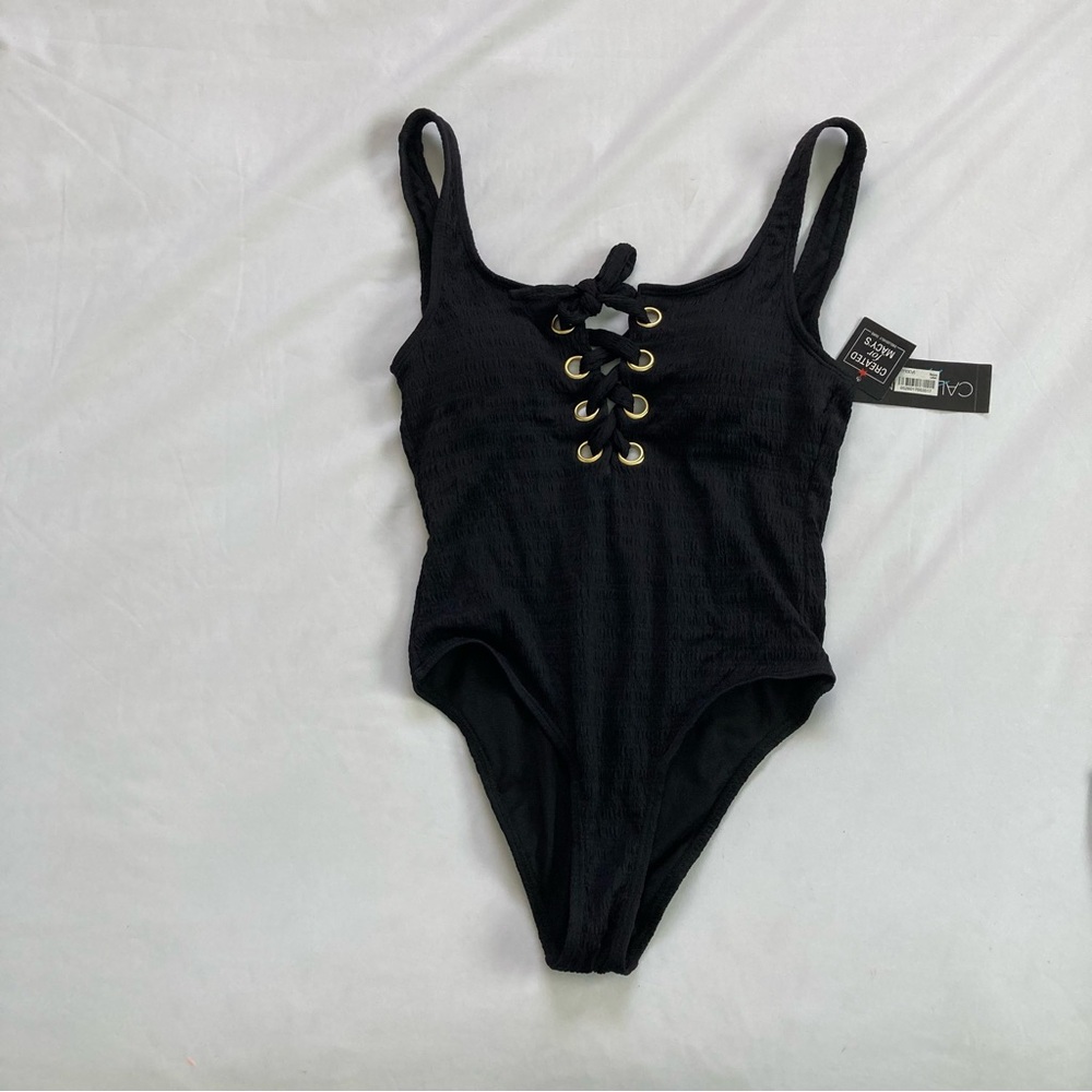 California Waves Black Swimwear